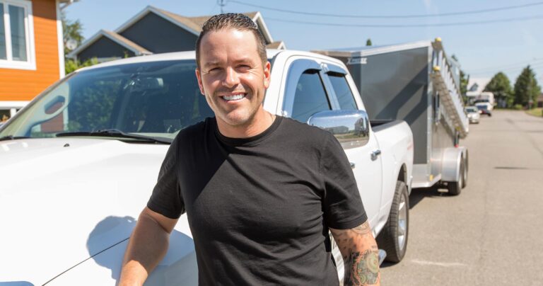 Contractor With a Truck