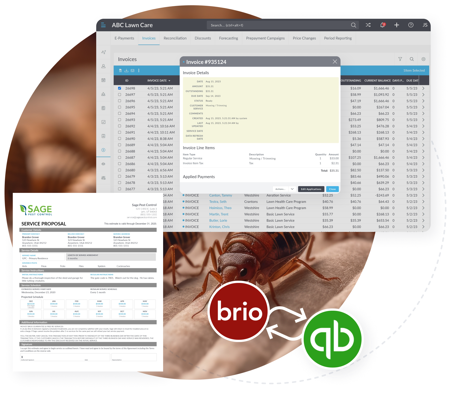 briostack and quickbooks integration